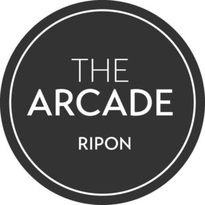 The arcade Ripon Logo gark grey